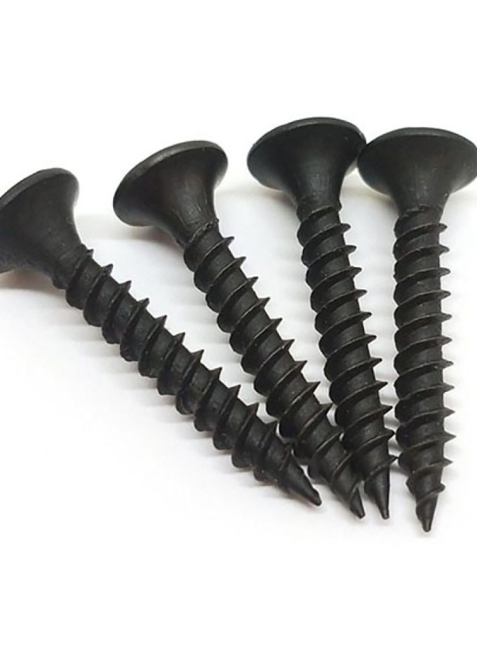 Meridyen Alçıpan Vidası Sık Diş Siyah