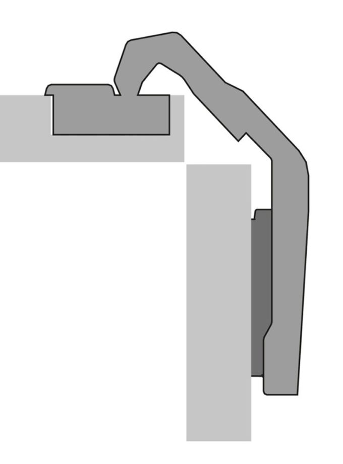 Hettich İntermat 135° Derece Frensiz Menteşe