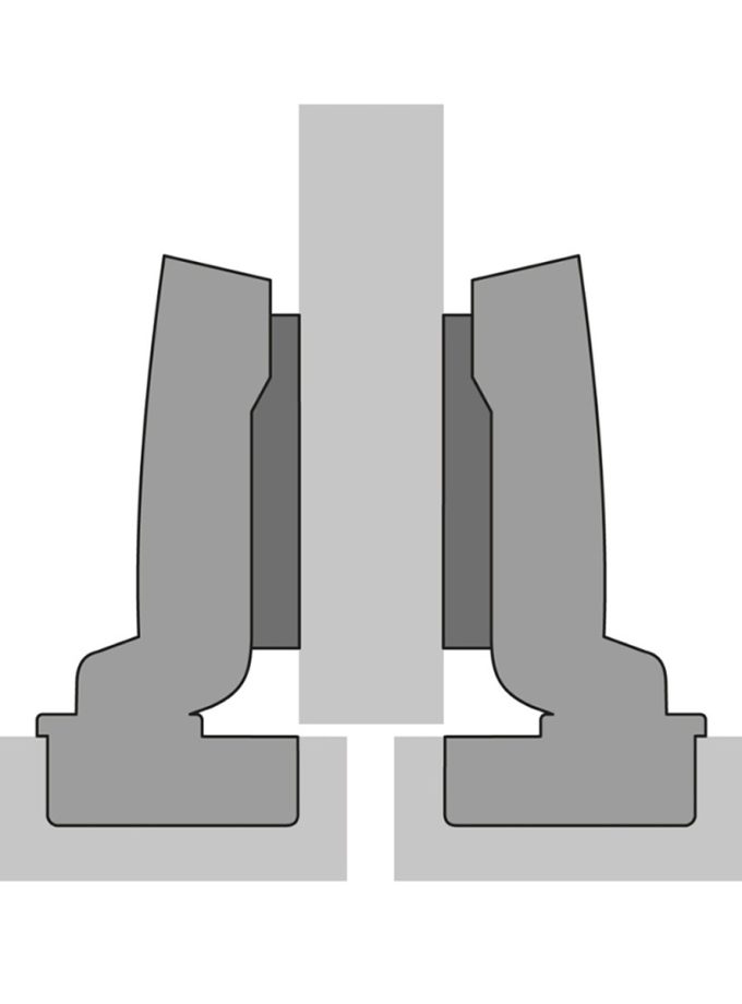 Hettich Sensys Kalın Kapak Menteşesi Deve Boynu 32mm