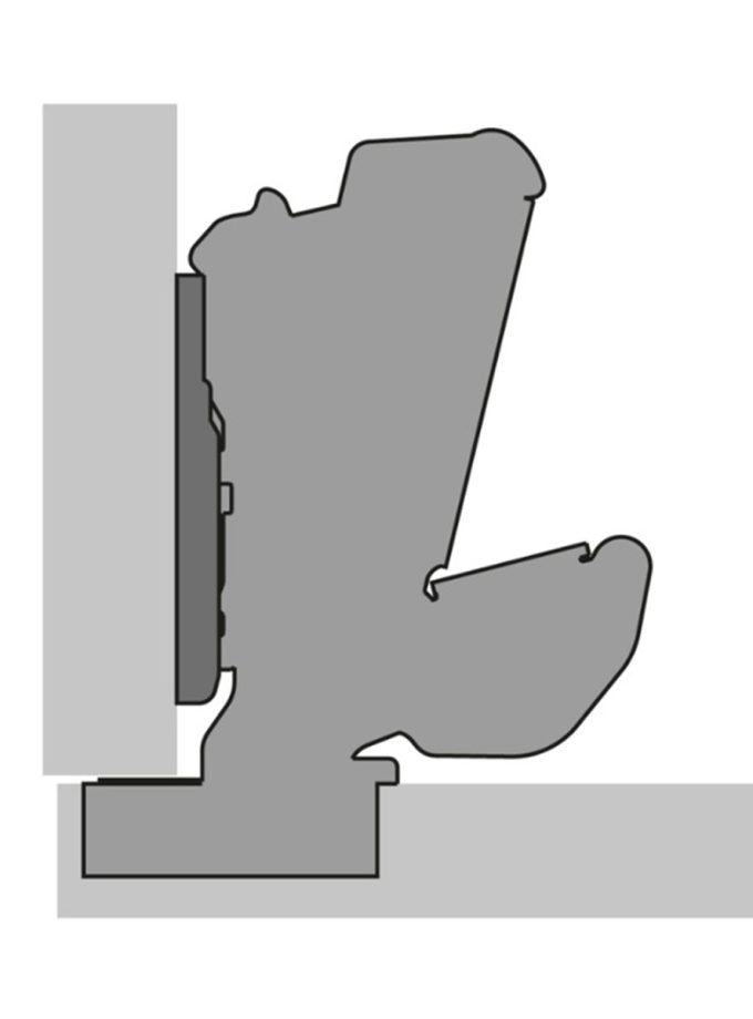 Hettich Sensys Frenli 165° Derece Düz Menteşe