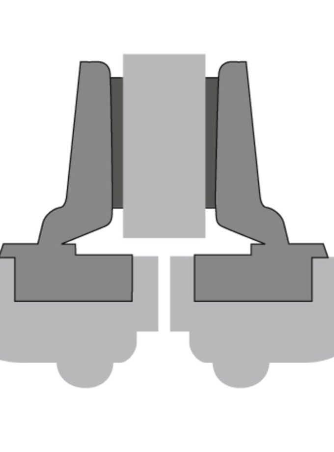 Hettich İntermat Frensiz Kalın Kapak Menteşesi Deve Boynu 32mm