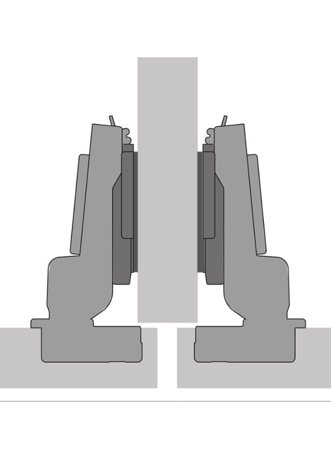 Hettich Novisys Frenli Menteşe Deve Boynu