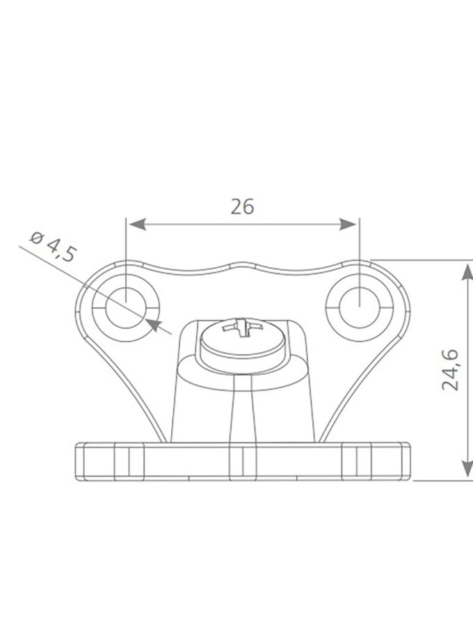 Erc Plastik Açılı Çektirme Şeffaf
