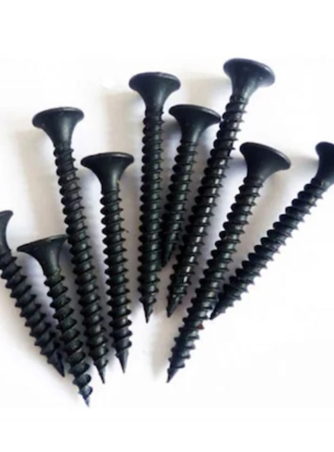 Meridyen Alçıpan Vidası Sık Diş Siyah