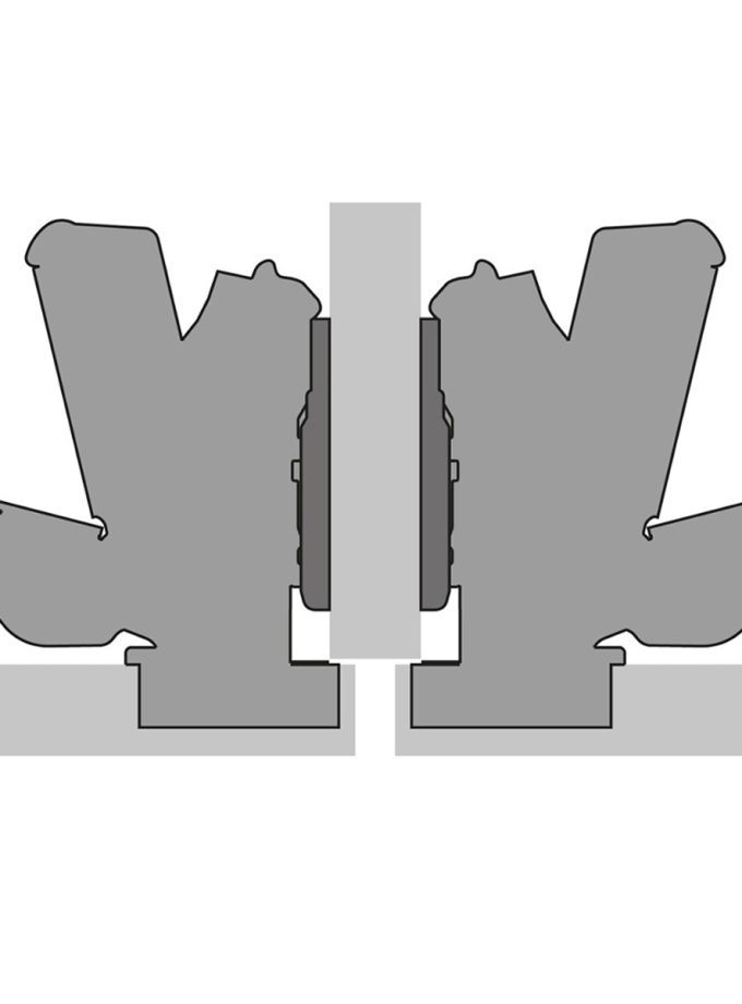 Hettich Sensys Frenli 165° Derece Deve Boynu Menteşe