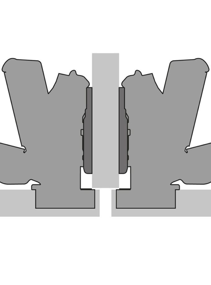 Hettich Sensys Frensiz 165° Derece Deve Boynu Menteşe