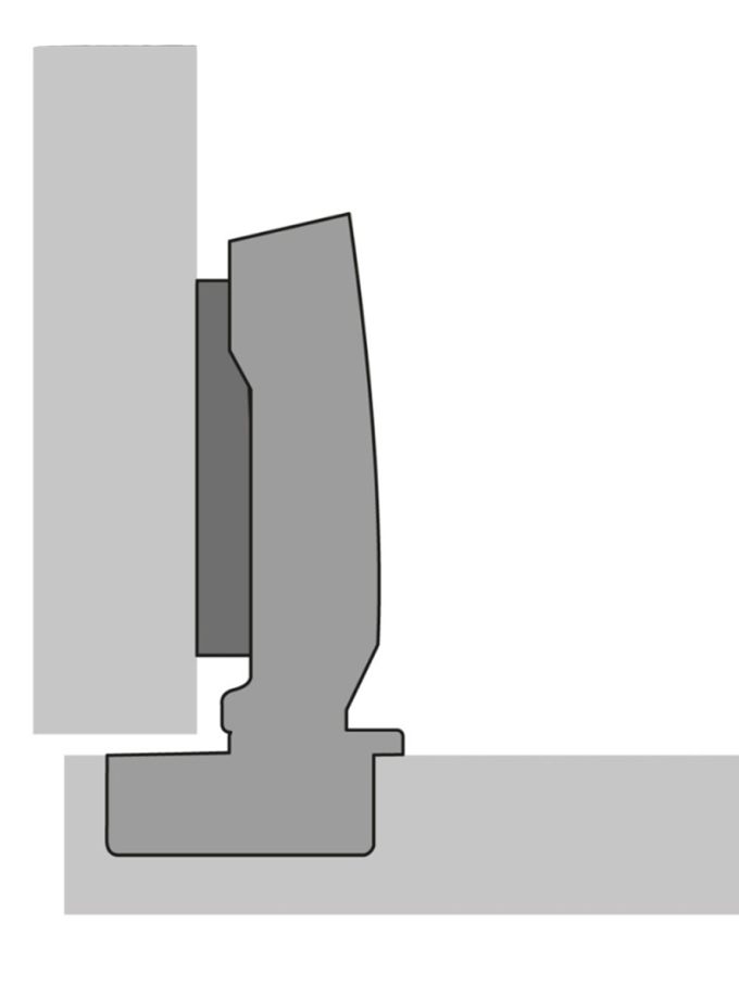 Hettich Sensys Frenli Menteşe Düz Siyah