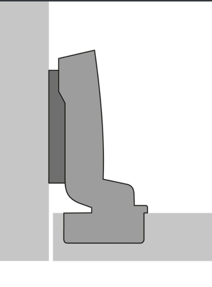 Hettich Sensys Frensiz Menteşe Deve Boynu