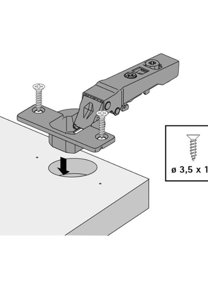Hettich Novisys Frenli Menteşe Deve Boynu