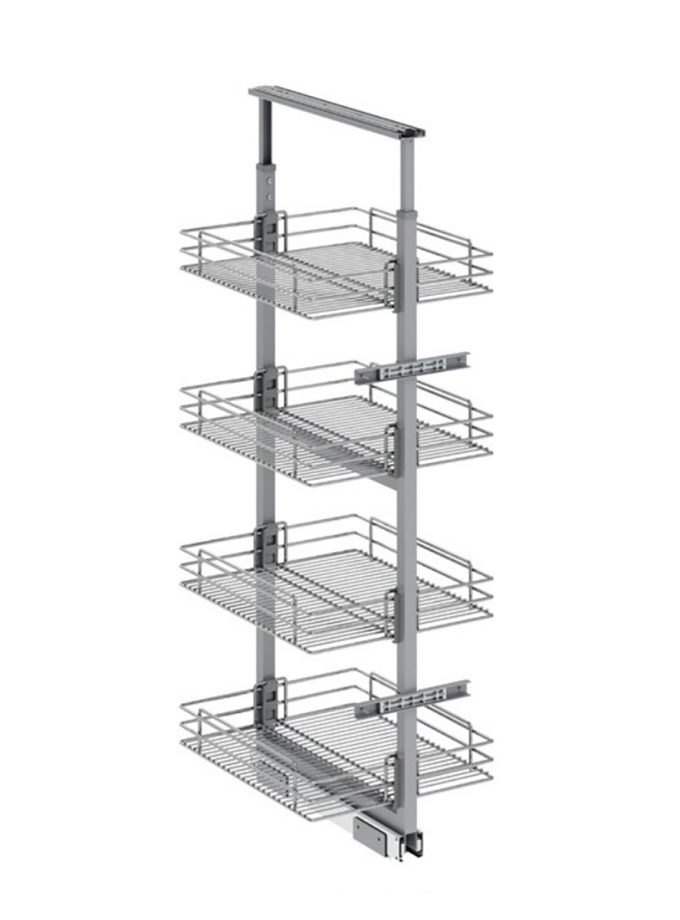 Starax 850-1100 400 mm 3 Sepetli Teleskopik Kiler Krom