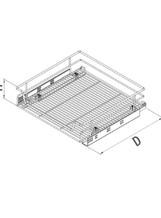 Starax Bağımsız Çekmece Sepeti Antrasit Tandem Çift Açılım Frenli