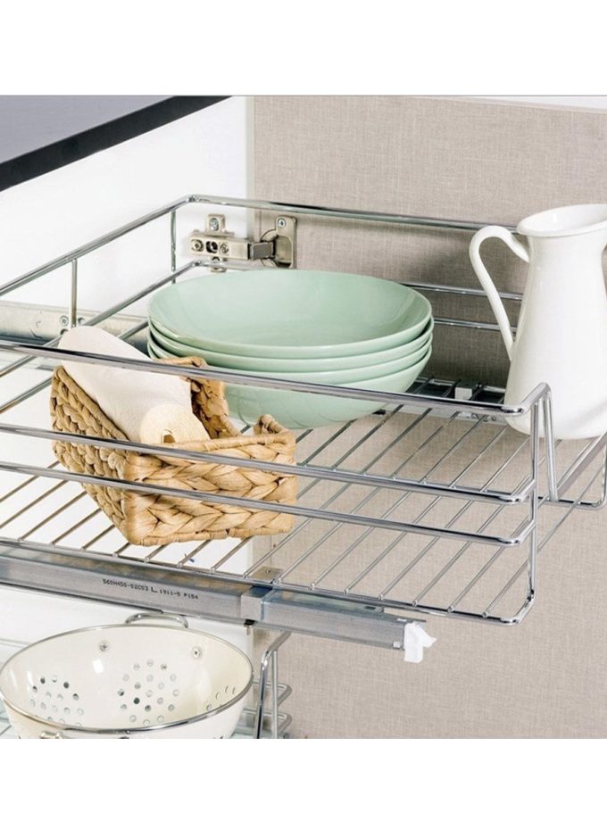 Oscar Bağımsız Tandem Çift Açılım Çekmece Sepeti Krom