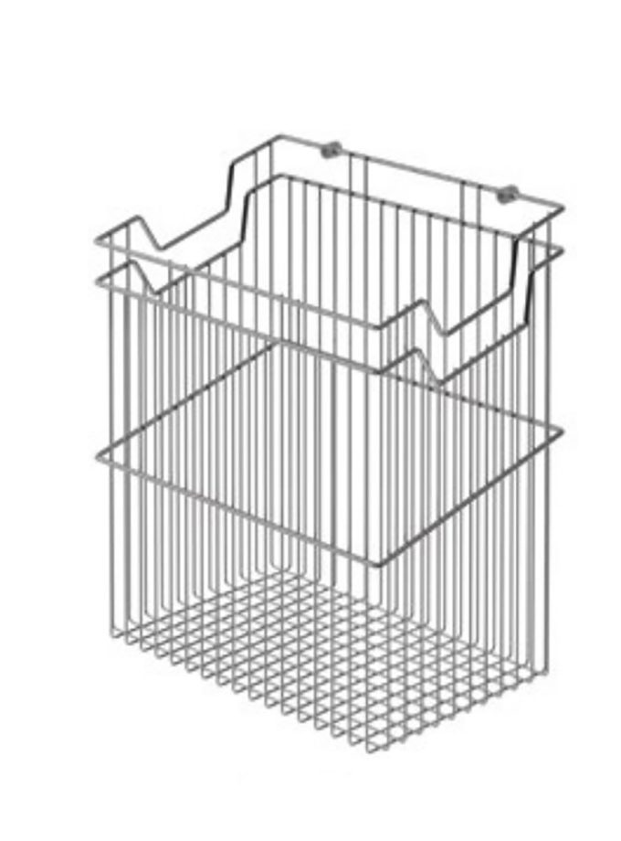 Starax Askılı Çamaşır Sepeti Krom
