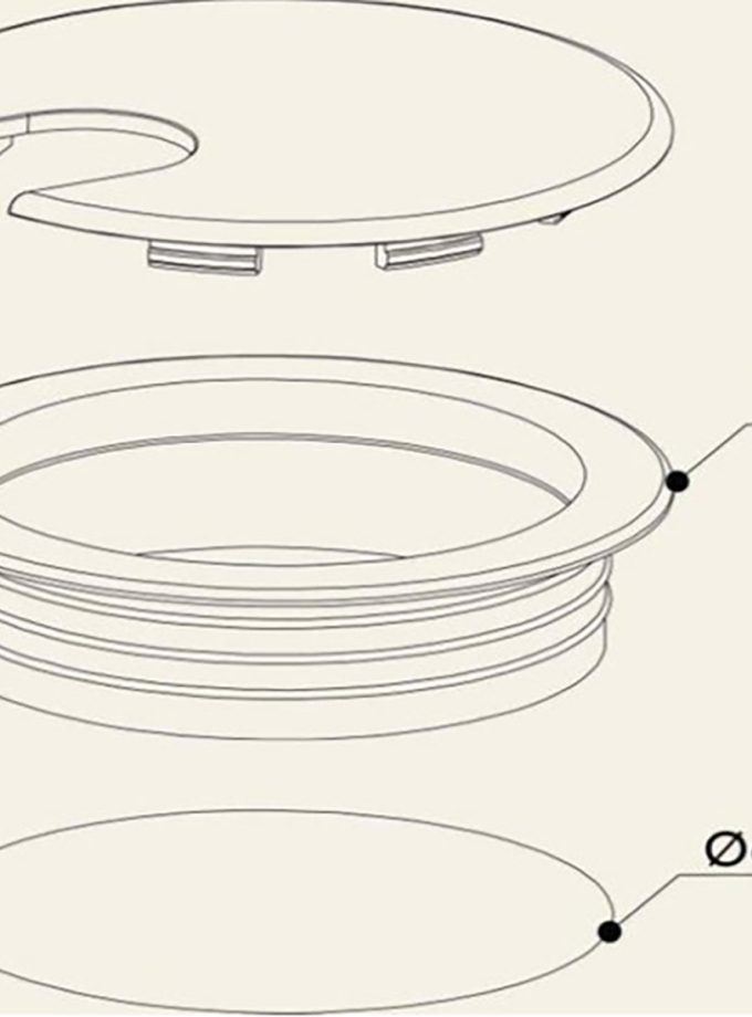 Erc Kablo Kanalı Beyaz