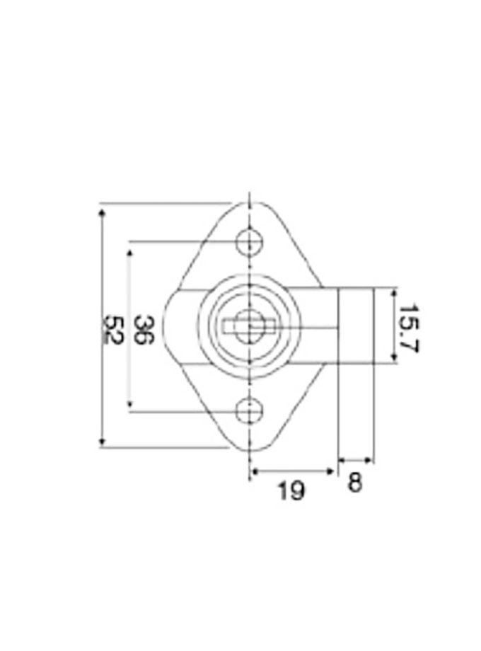 Kımex 106 Oval Çekmece Kilit