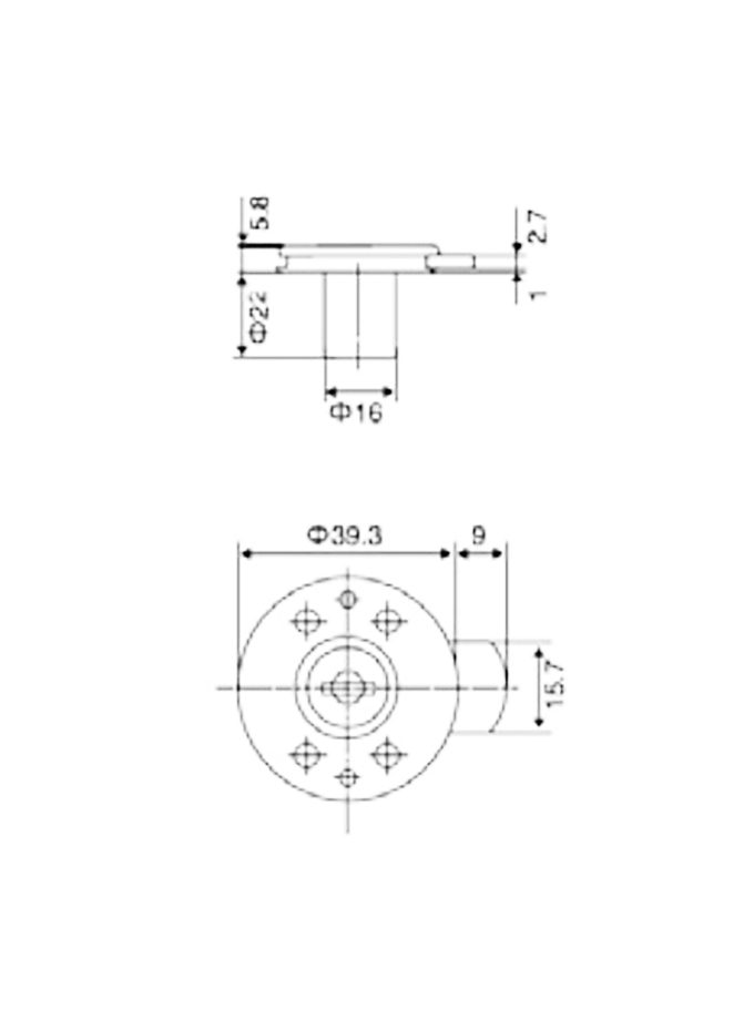 Kımex 109 Yuvarlak Çekmece Kilit