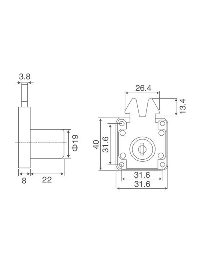 Kımex 202 Sürme Kapak Kilit