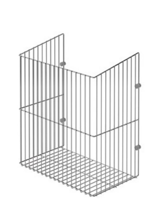 Starax Kapağa Monte Çamaşır Sepeti Krom