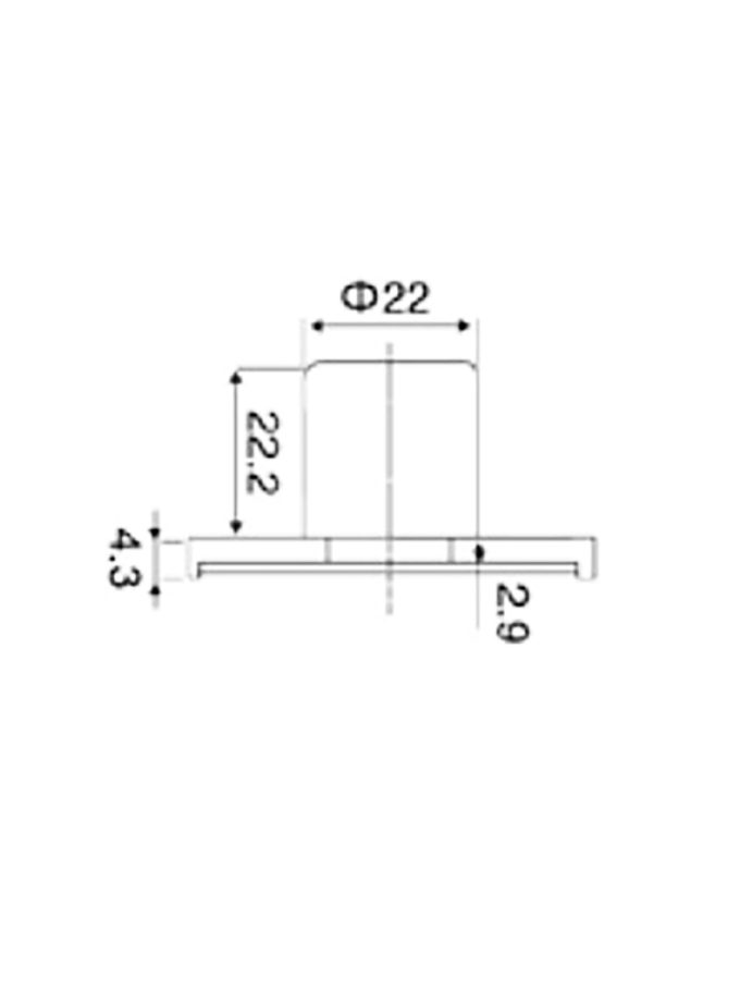 Kımex 106 Oval Çekmece Kilit