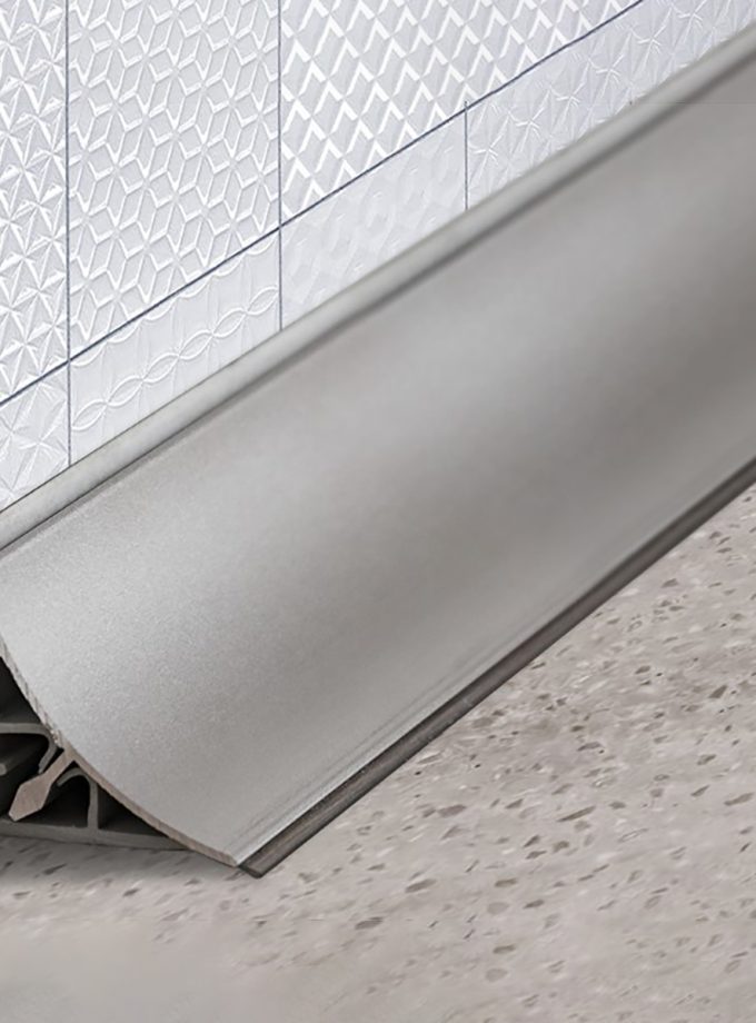 Erc İç Bükey Süpürgelik Plastik Gri