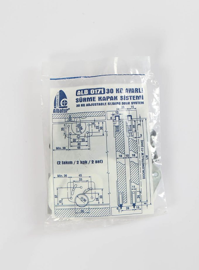 Albatur Multiline 0171 Ayarlı Sürme Kapak Sistemi 30 KG