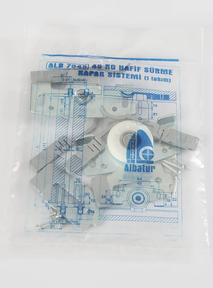 Albatur Multiline 7045 Ayarlı Sürme Kapak Sistemi 45 KG