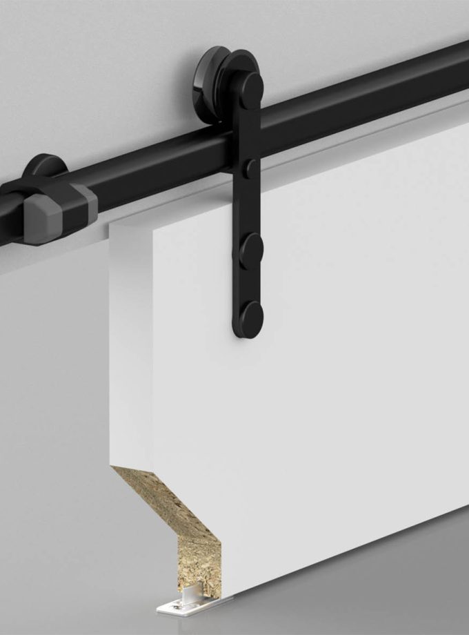 Albatur BarnDoor 8800 Üstten Askı Ahşap Sürme Kapı Sistemi 60 KG