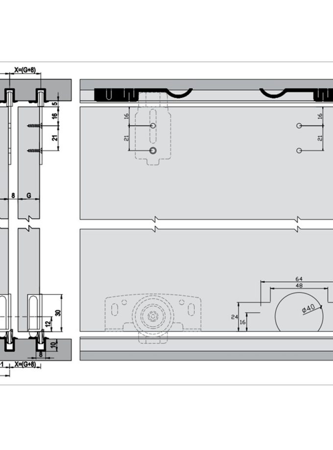 Albatur Multiline 7045 Ayarlı Sürme Kapak Sistemi 45 KG