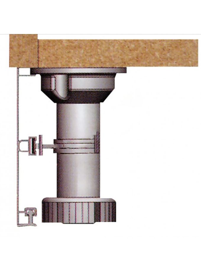 Erc Alüminyum Baza Profili Düz 15cm