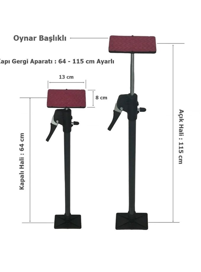 Hands Kapı Mobilya Montaj Gergi Aparatı 64-115 cm Ayarlı