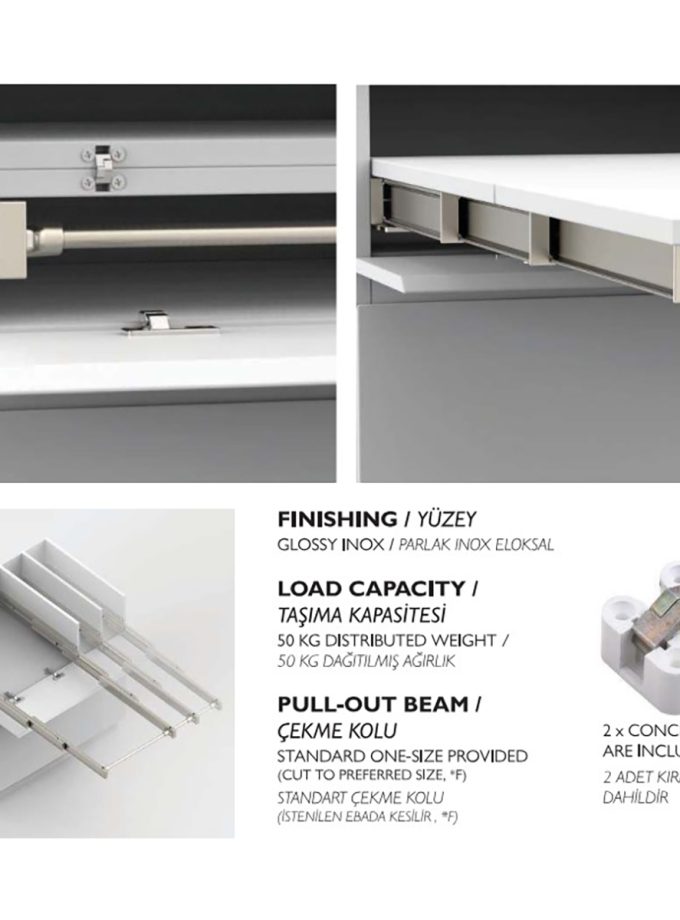 Tempo Çekmeceden Açılır Masa Mekanizması