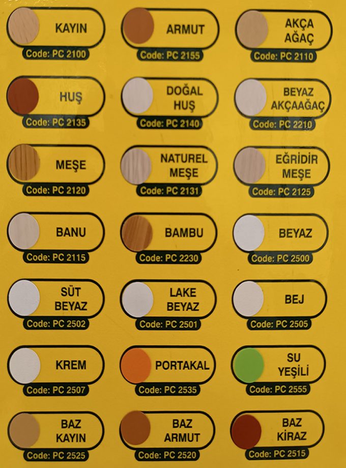 Pacific Yapışkanlı Vida Tapası 14mm Huş