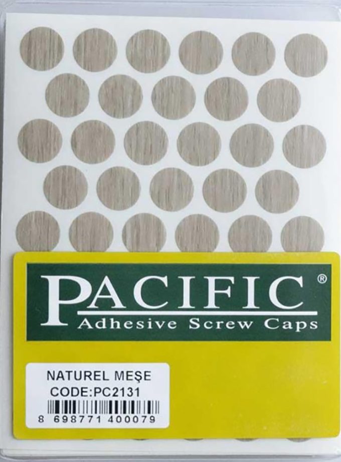 Pacific Yapışkanlı Vida Tapası 14mm ( Ahşap Desenli Renkler )