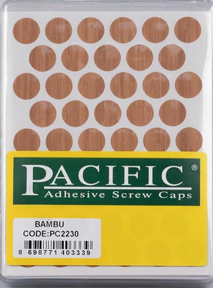 Pacific Yapışkanlı Vida Tapası 14mm ( Ahşap Desenli Renkler )