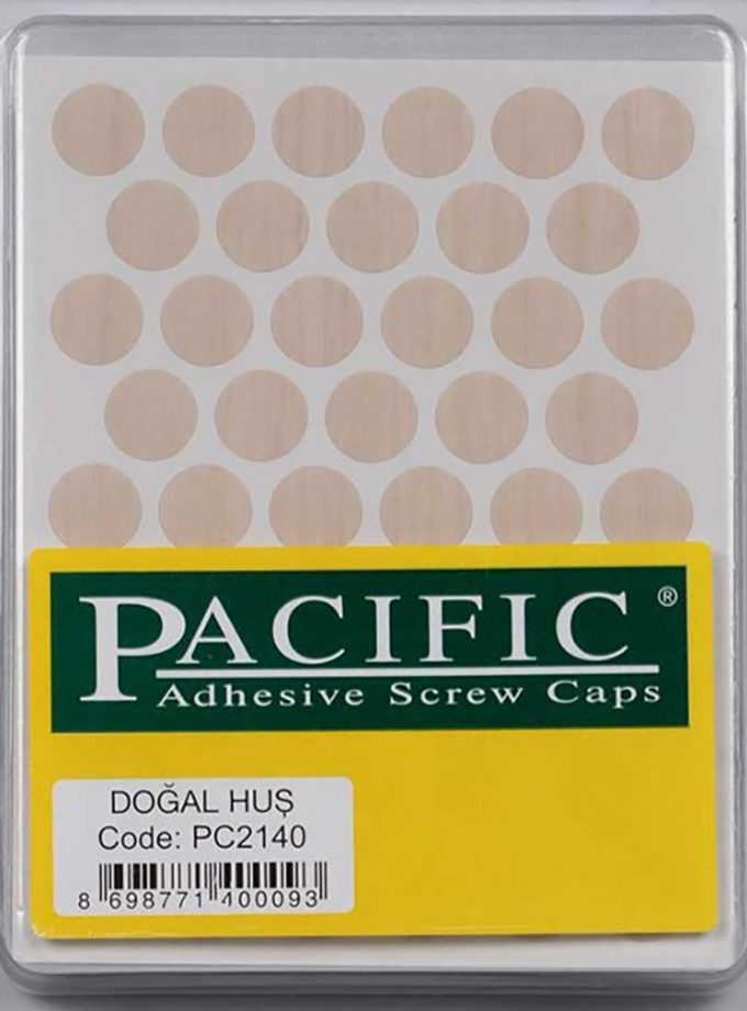 Pacific Yapışkanlı Vida Tapası 14mm ( Ahşap Desenli Renkler )