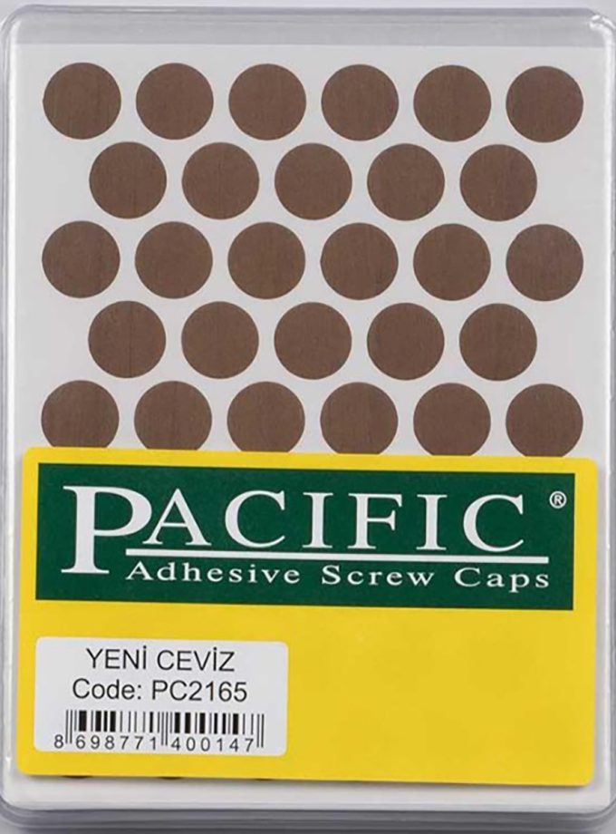 Pacific Yapışkanlı Vida Tapası 14mm ( Ahşap Desenli Renkler )