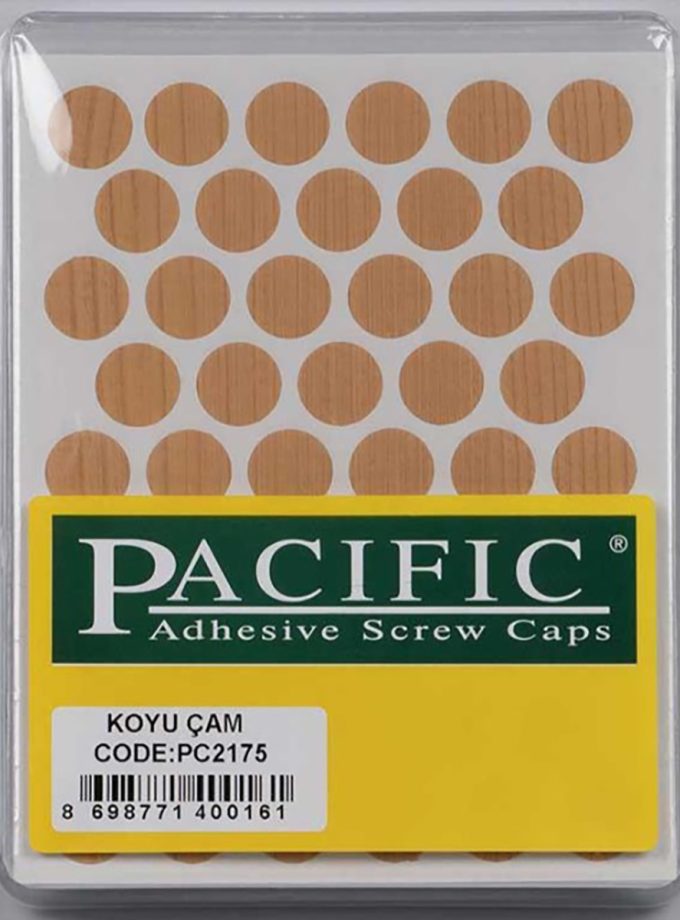 Pacific Yapışkanlı Vida Tapası 14mm ( Ahşap Desenli Renkler )