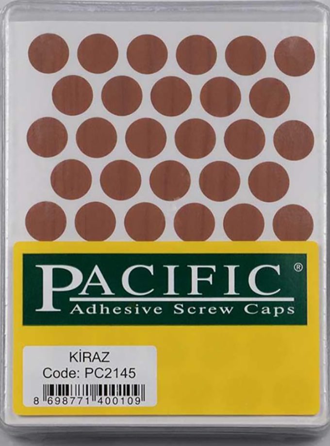 Pacific Yapışkanlı Vida Tapası 14mm ( Ahşap Desenli Renkler )