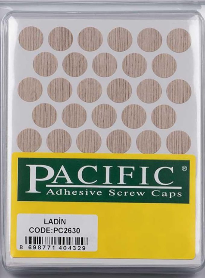 Pacific Yapışkanlı Vida Tapası 14mm ( Ahşap Desenli Renkler )