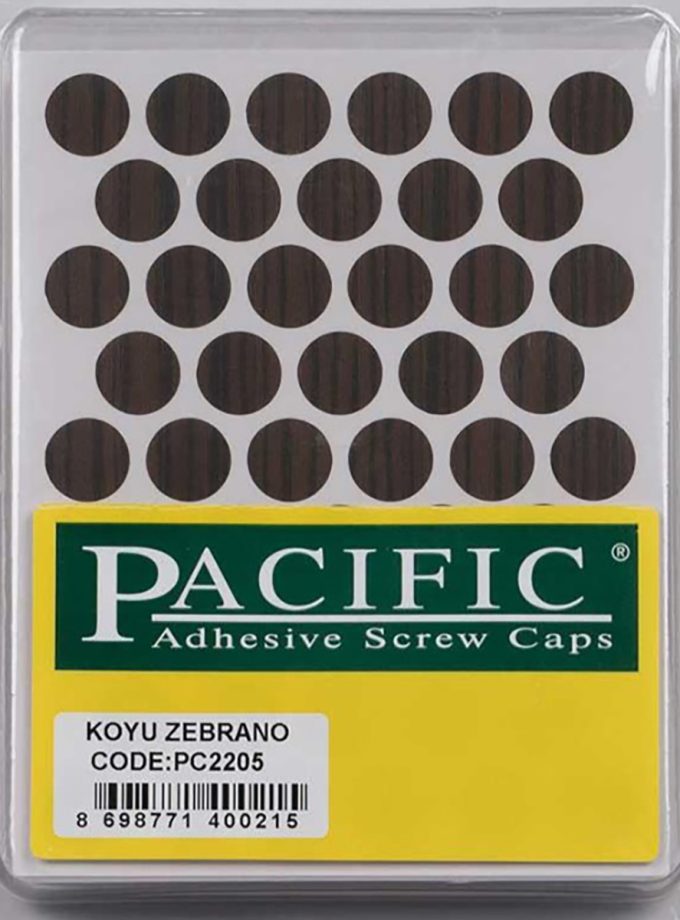 Pacific Yapışkanlı Vida Tapası 14mm ( Ahşap Desenli Renkler )