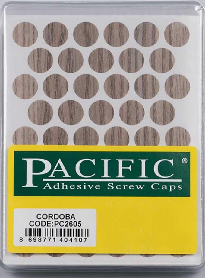 Pacific Yapışkanlı Vida Tapası 14mm ( Ahşap Desenli Renkler )