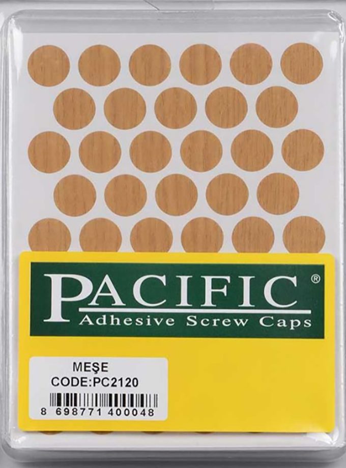 Pacific Yapışkanlı Vida Tapası 14mm ( Ahşap Desenli Renkler )