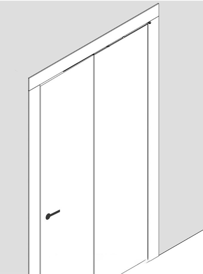 Albatur Domino 90 Derece Açılır Katlanır Kapı Donanımı 45 KG