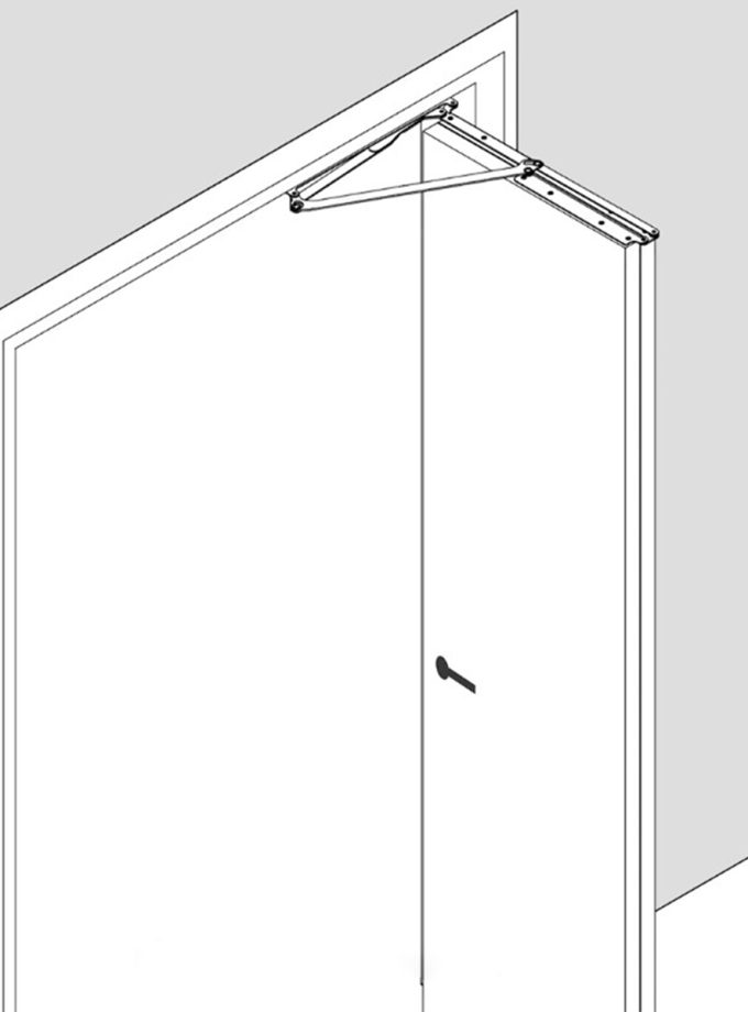 Albatur Domino 90 Derece Açılır Katlanır Kapı Donanımı 45 KG