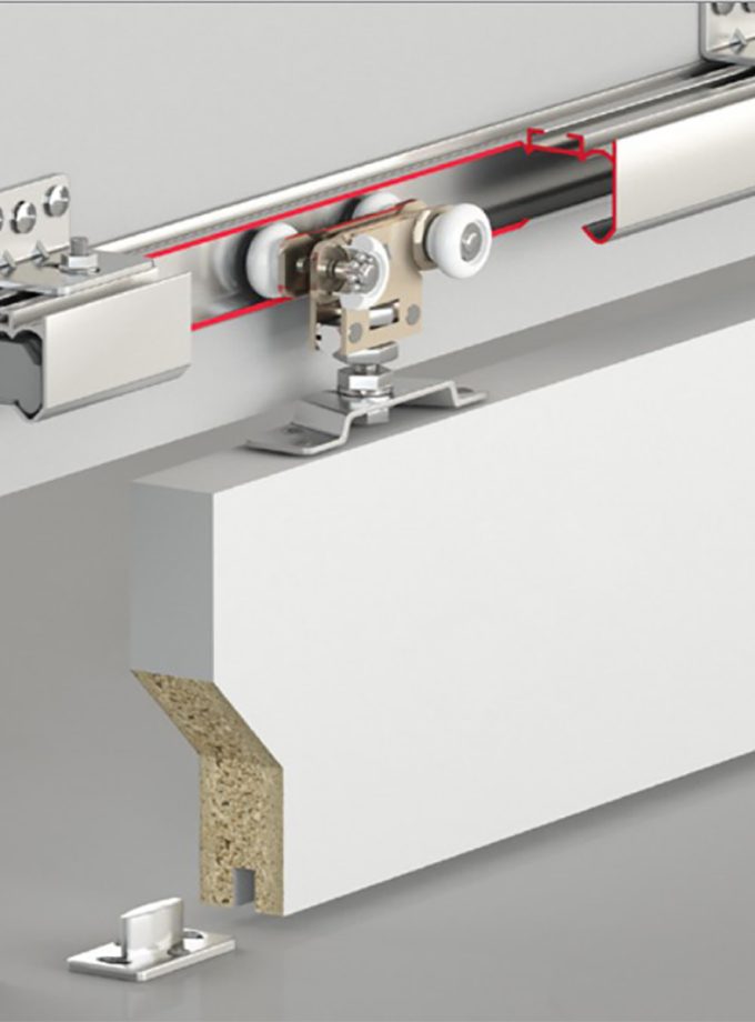 Albatur DoorSlide 7099 Ayarlı Sürgülü Kapı Sistemi-Rulmanlı 80 KG