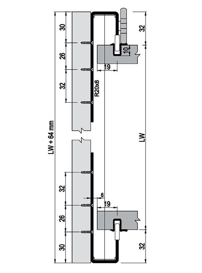 Albatur Multiline 6320 Ayarlı Sürme Kapak Sistemi 19 KG