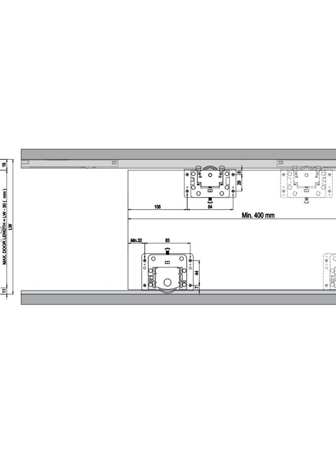 Albatur Multiline 12 Ayarlı Sürme Kapak Sistemi 50 KG