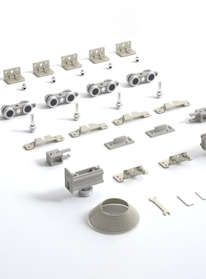 Albatur DoorSync 9800 Ayarlı Halatlı Sürgü Kapı Sistemi 120 KG