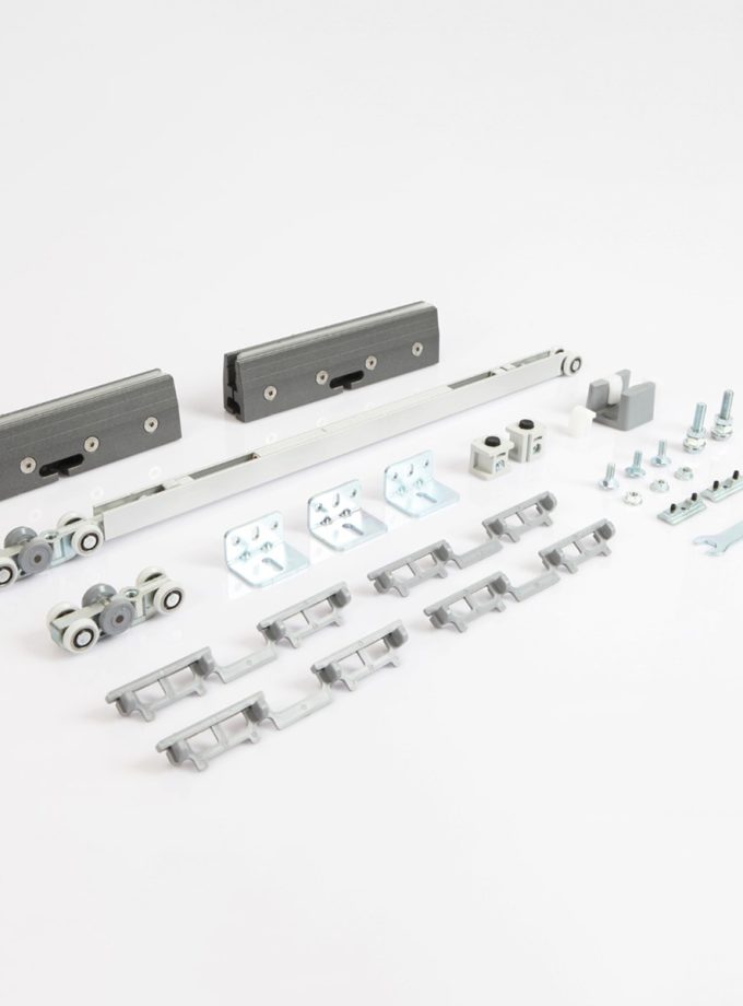 Albatur GlassDoor 9035  Çift Yöne Yavaşlatıcılı Sürme Cam Kapı Sistemi 60 KG