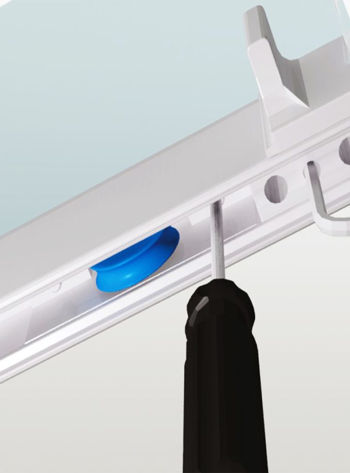 Albatur Glassline 7702 Cam Sürgü Sistemi 25 KG